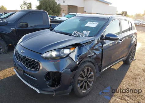 2018 Kia Sportage Ex из США, поврежденный, VIN KNDPN3AC5J7465408
